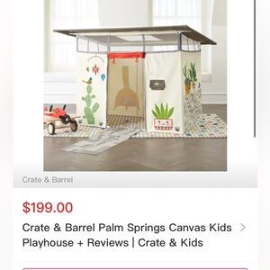 Amazing Crate and Barrel play house for toddlers